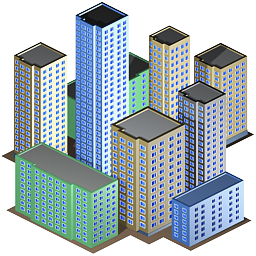 City and town icon